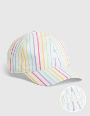 Kids Gap Logo Baseball Hat white