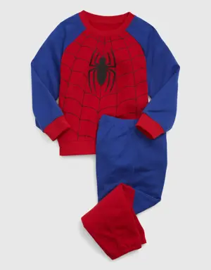 babyGap &#124 Marvel 100% Recycled Spider-Man PJ Set red