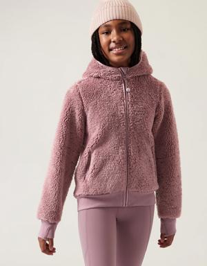 Girl So Snug Sherpa Jacket purple