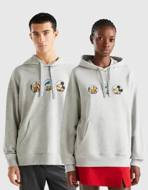 gray mickey & friends hoodie