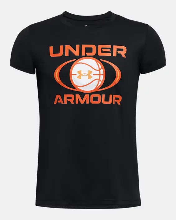 Under Armour Girls' UA Velocity Basketball Short Sleeve. 1