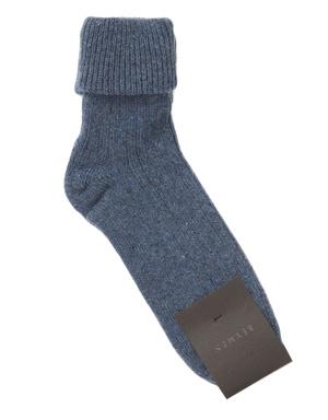 Lacivert Kadın Soket Çorap