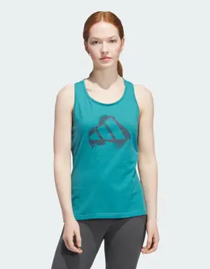 3 Bar Logo Graphic Tank Top