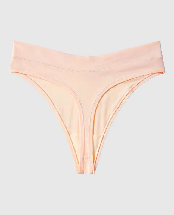 La Senza Ultrasoft Modal High Leg Thong Panty. 3