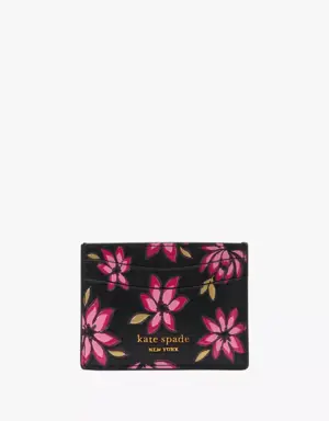 Morgan Winter Blooms Embossed Card Holder