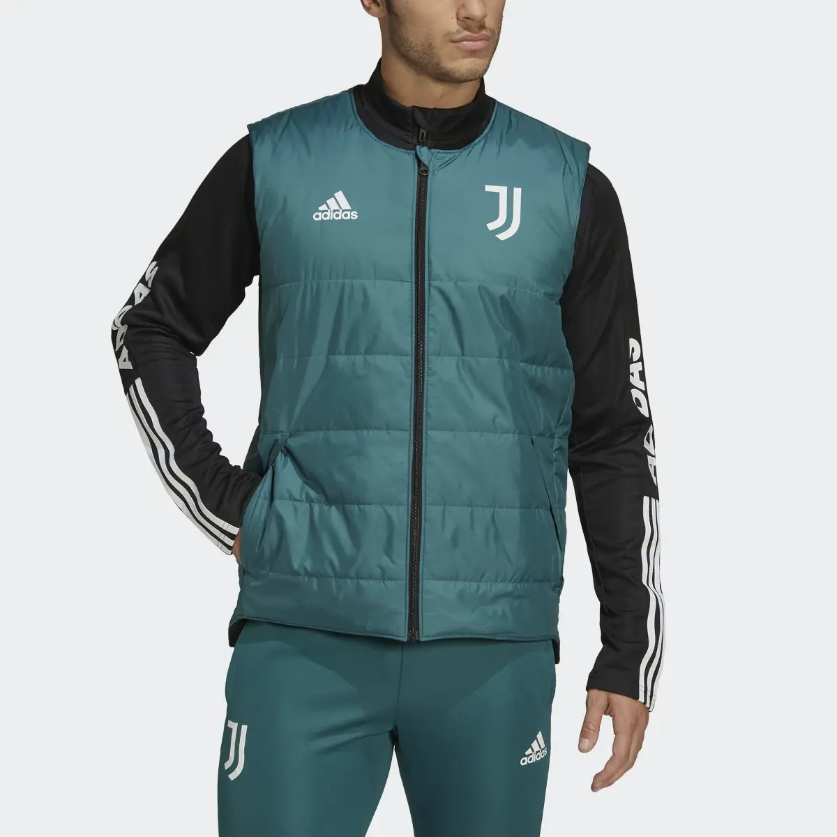 Adidas Colete Acolchoado Condivo 22 da Juventus. 1