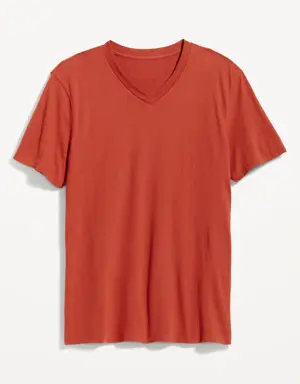 Soft-Washed V-Neck T-Shirt for Men multi
