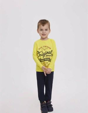 Carey Erkek Çocuk Sweatshirt Sarı