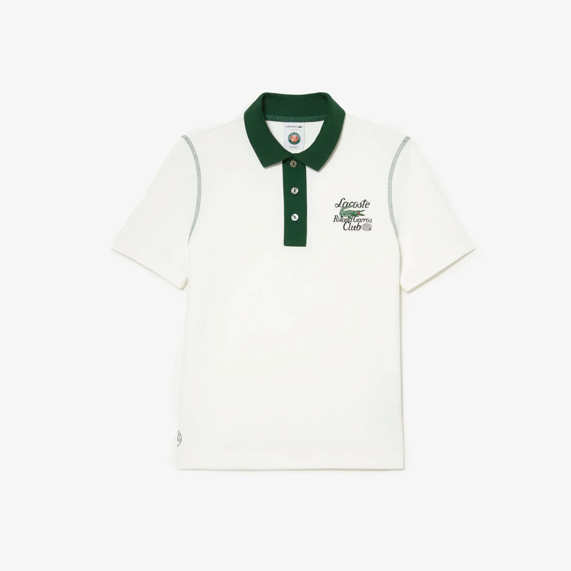 Lacoste Polo em piqué de algodão Lacoste Sport Roland Garros Edition para Mulher. 2