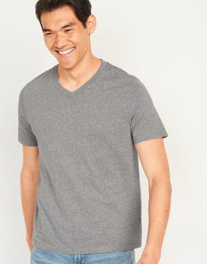 Soft-Washed V-Neck T-Shirt for Men gray