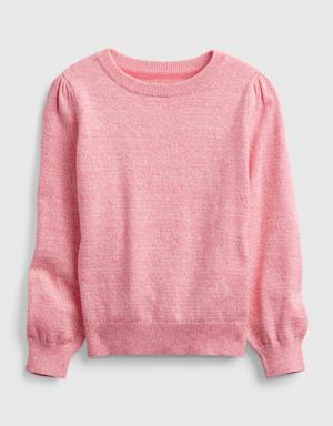 Gap Kids Crewneck Sweater pink