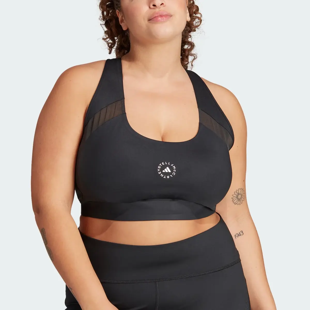 Adidas Brassière de training maintien moyen adidas by Stella McCartney TruePurpose Power Impact (Grandes tailles). 1