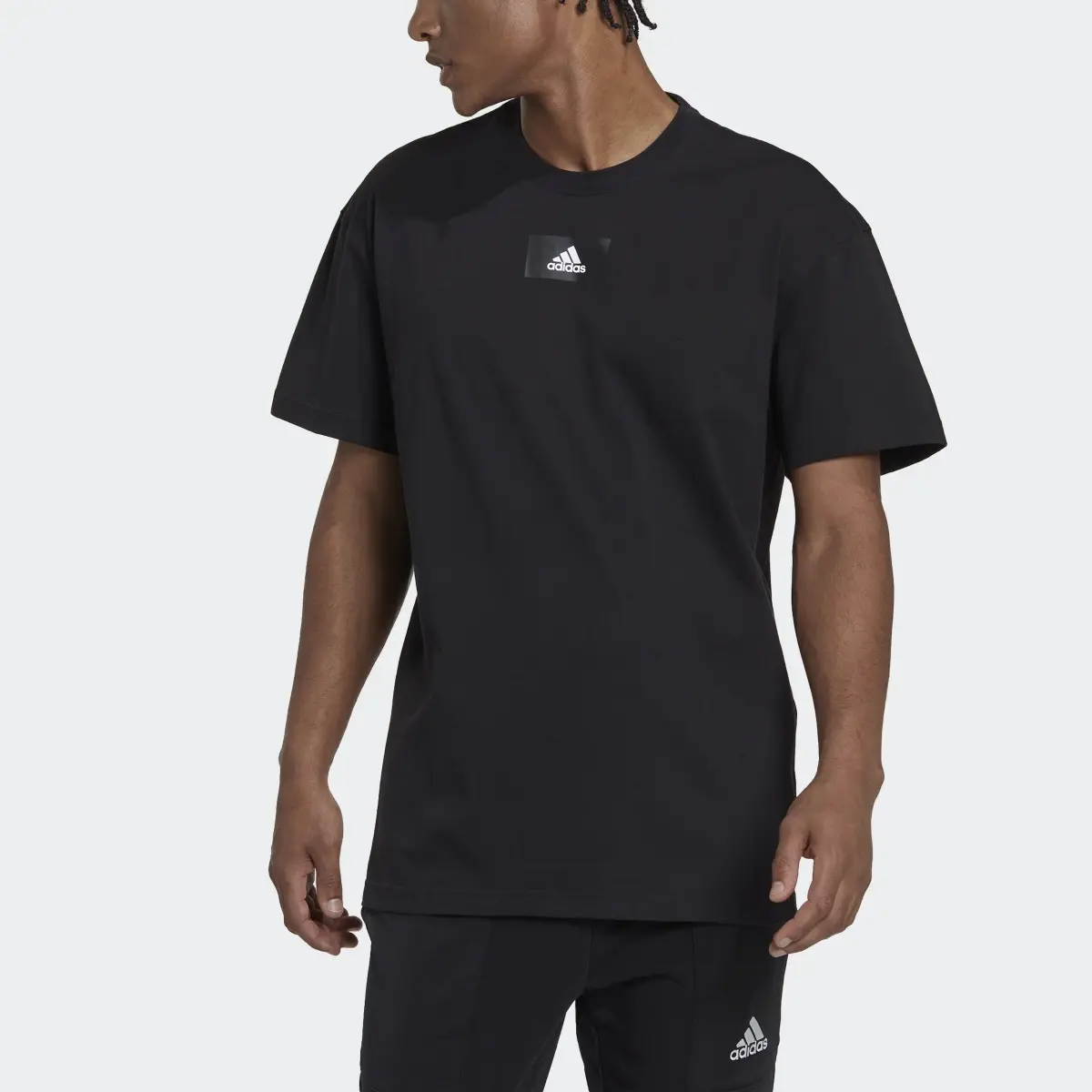 Adidas Essentials FeelVivid Drop Shoulder Tee. 1