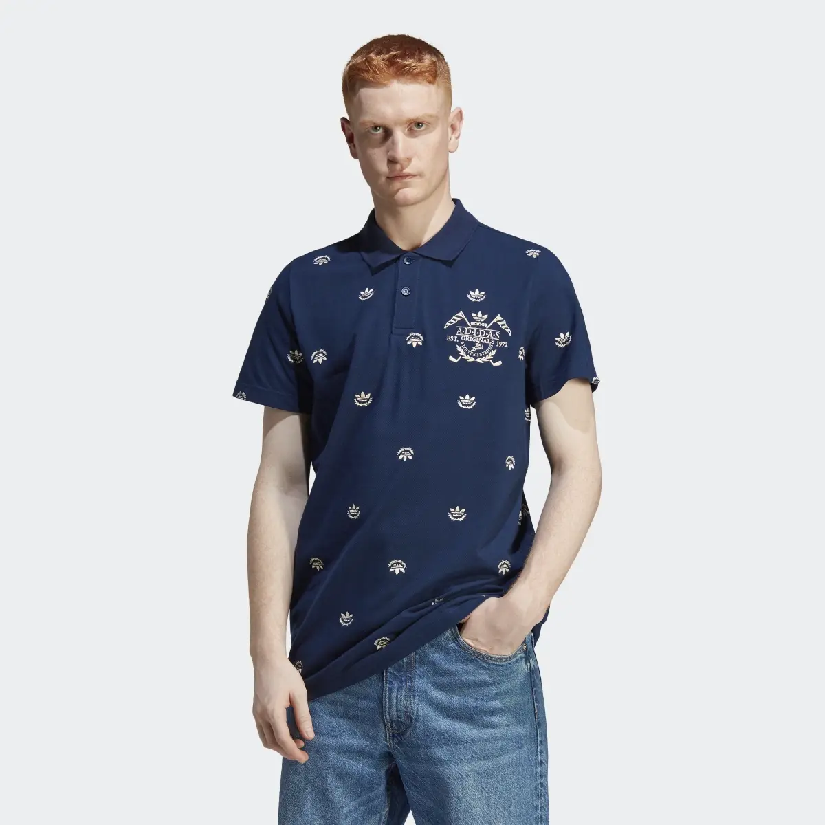 Adidas Graphics Archive Polo Shirt. 2