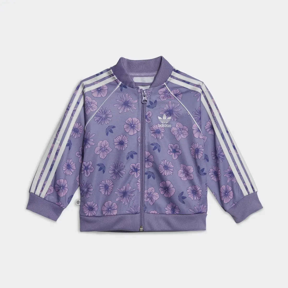 Adidas Floral Sweat Suit Set. 3