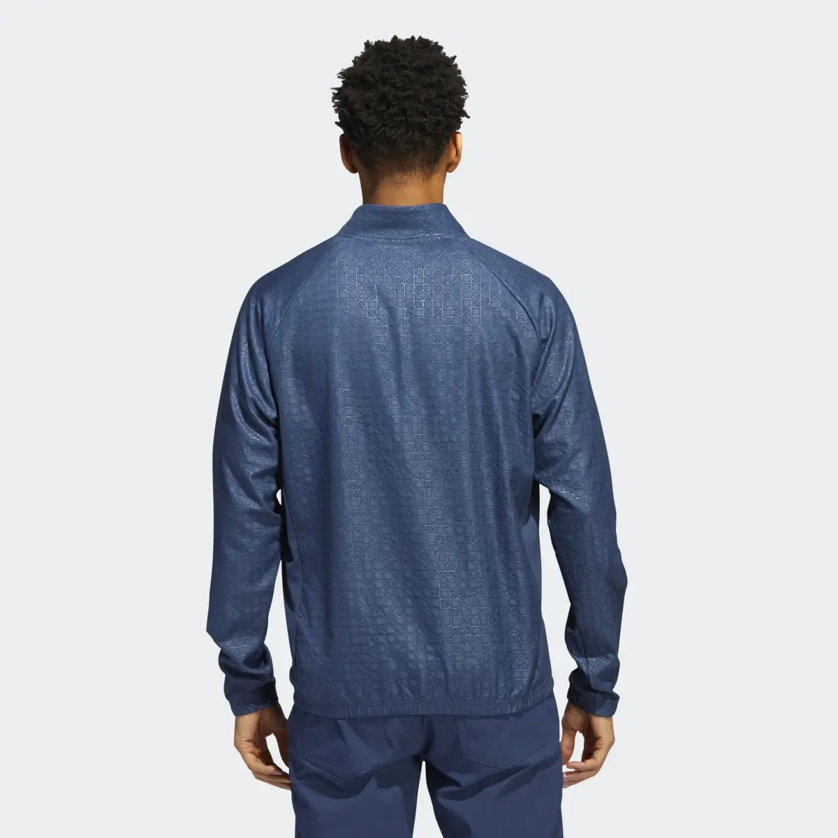 Adidas Debossed Quarter-Zip Pullover. 3