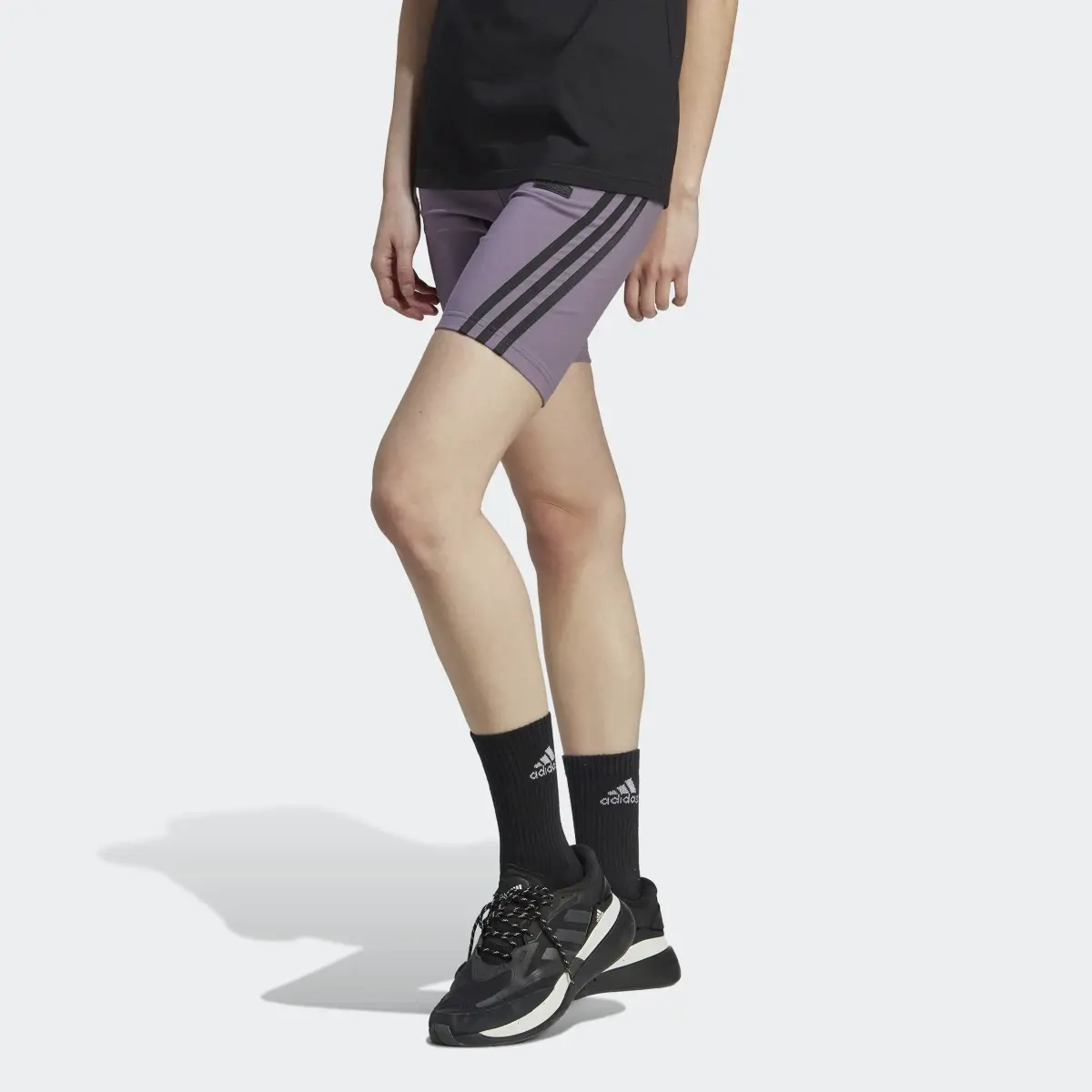 Adidas Future Icons 3-Stripes Bike Shorts. 1