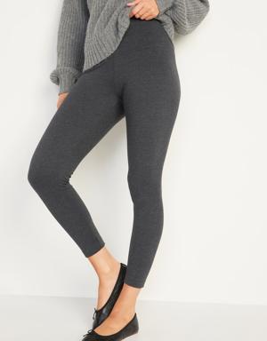 Extra High-Waisted 7/8-Length Leggings For Women gray