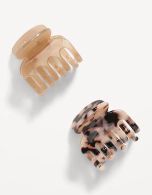 Old Navy Claw Hair Clips Variety 2-Pack for Women brown