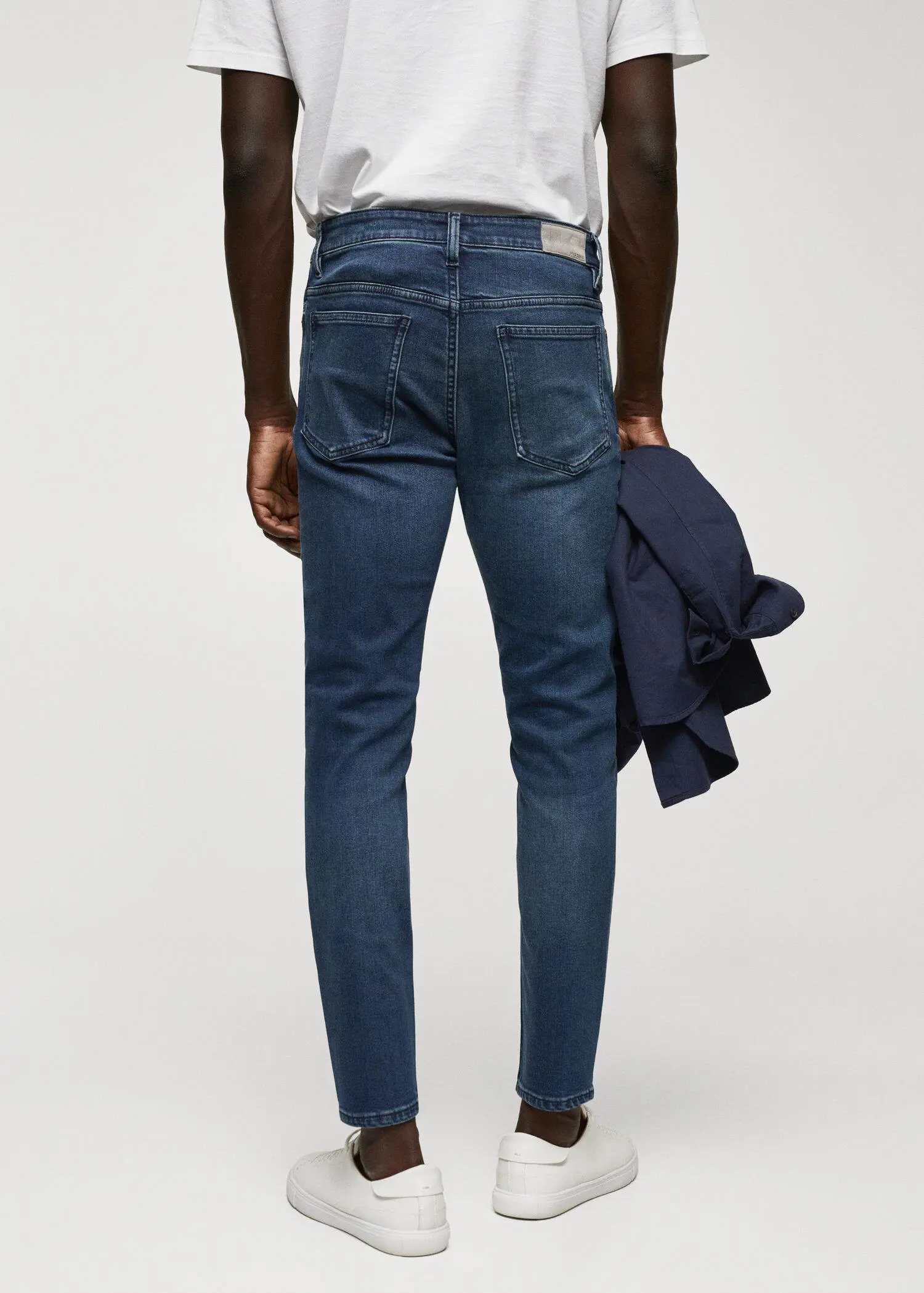 Mango Tom tapered cropped jeans. 3