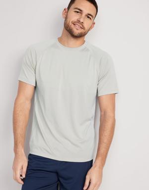 Go-Dry Cool Textured Performance T-Shirt for Men blue
