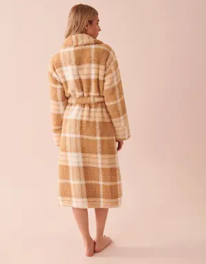 Sherpa Large Lapel Robe