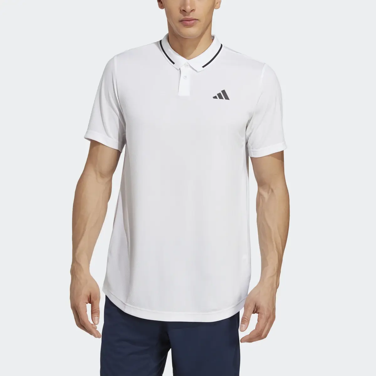 Adidas Club Tennis Piqué Polo Shirt. 1