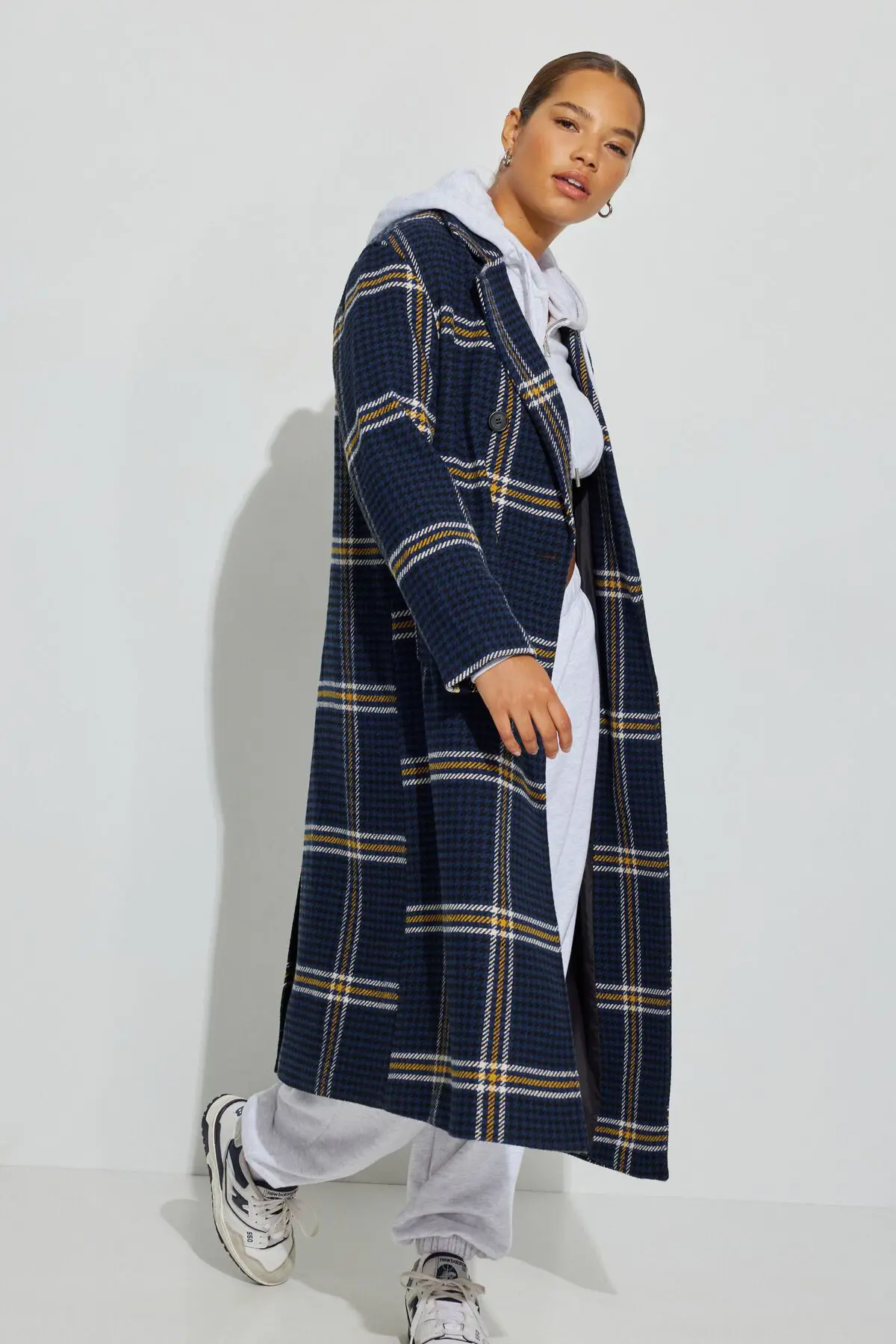 Garage Plaid Maxi Coat. 1