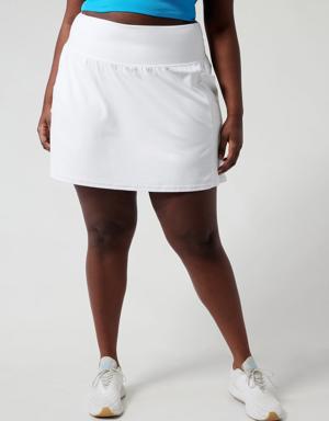 Salutation Stash High Rise 16 1/2 Skort white