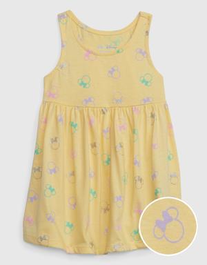 babyGap &#124 Disney 100% Organic Cotton Mix and Match Minnie Mouse Skater Dress yellow