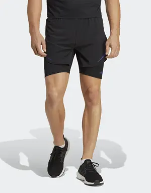 Adidas HEAT.RDY HIIT 2-in-1 Training Shorts