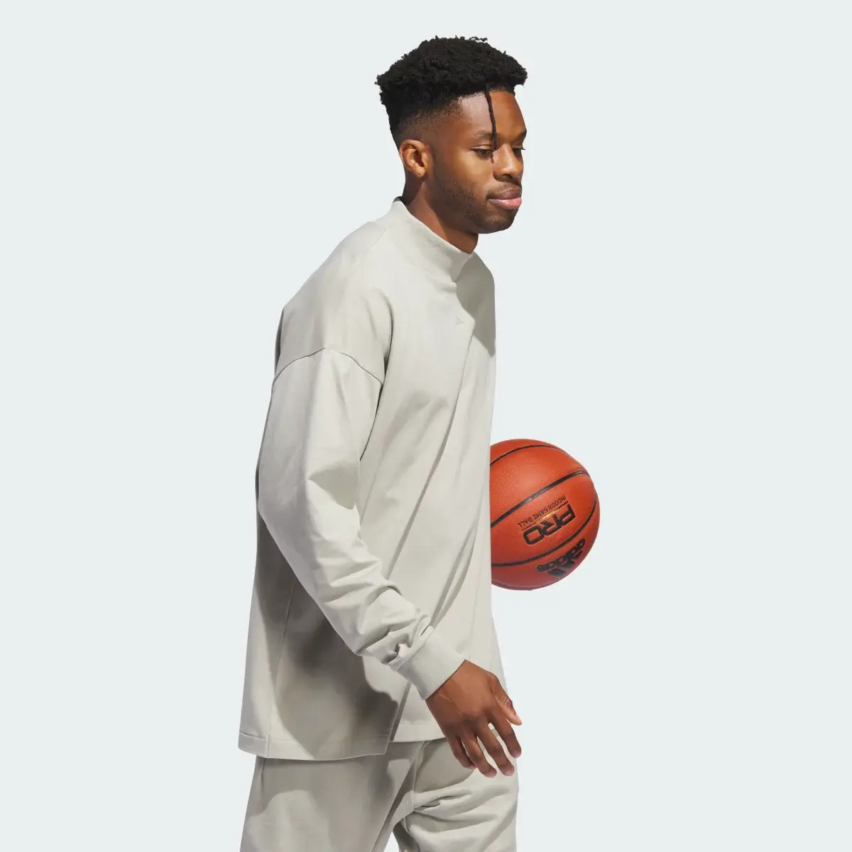 Adidas Basketball Long-Sleeve Top. 3