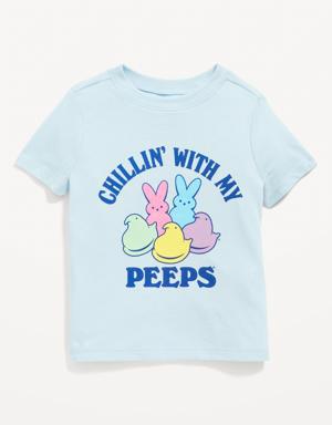Matching Unisex Peeps® Easter Graphic T-Shirt for Toddler blue