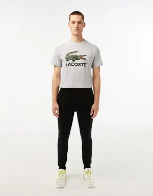 Herren LACOSTE Jogger trainingshose aus Bio-Baumwollfleece