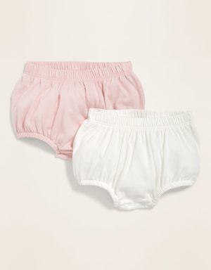 Unisex Jersey Ruffle-Back Bloomer Shorts 2-Pack for Baby
