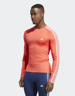 Adidas T-shirt à manches longues Techfit 3-Stripes Training. 2 Adidas T-shirt à manches longues Techfit 3-Stripes Training. 2