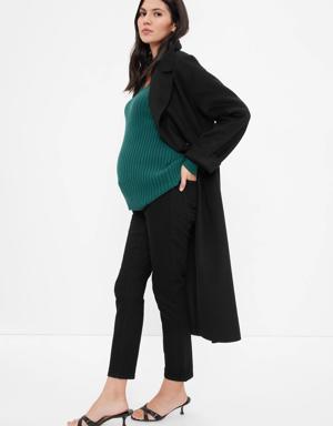 Maternity Inset Panel Vintage Slim Jeans black