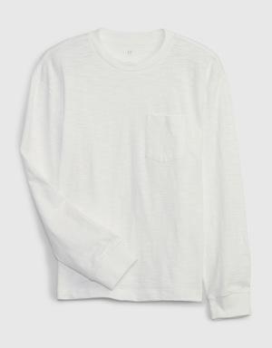 Gap Boys Pocket T-Shirt white