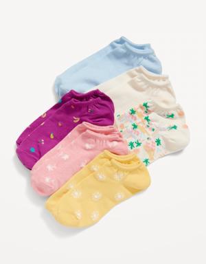 Novelty Ankle Socks 6-Pack for Women green