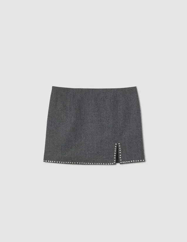 Sandro Slit mini skirt. 2