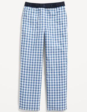Straight Printed Poplin Pajama Pants for Boys multi