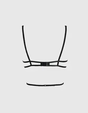 Strappy Unlined Demi Bra