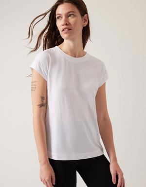 Athleta Practice Muscle Tee white