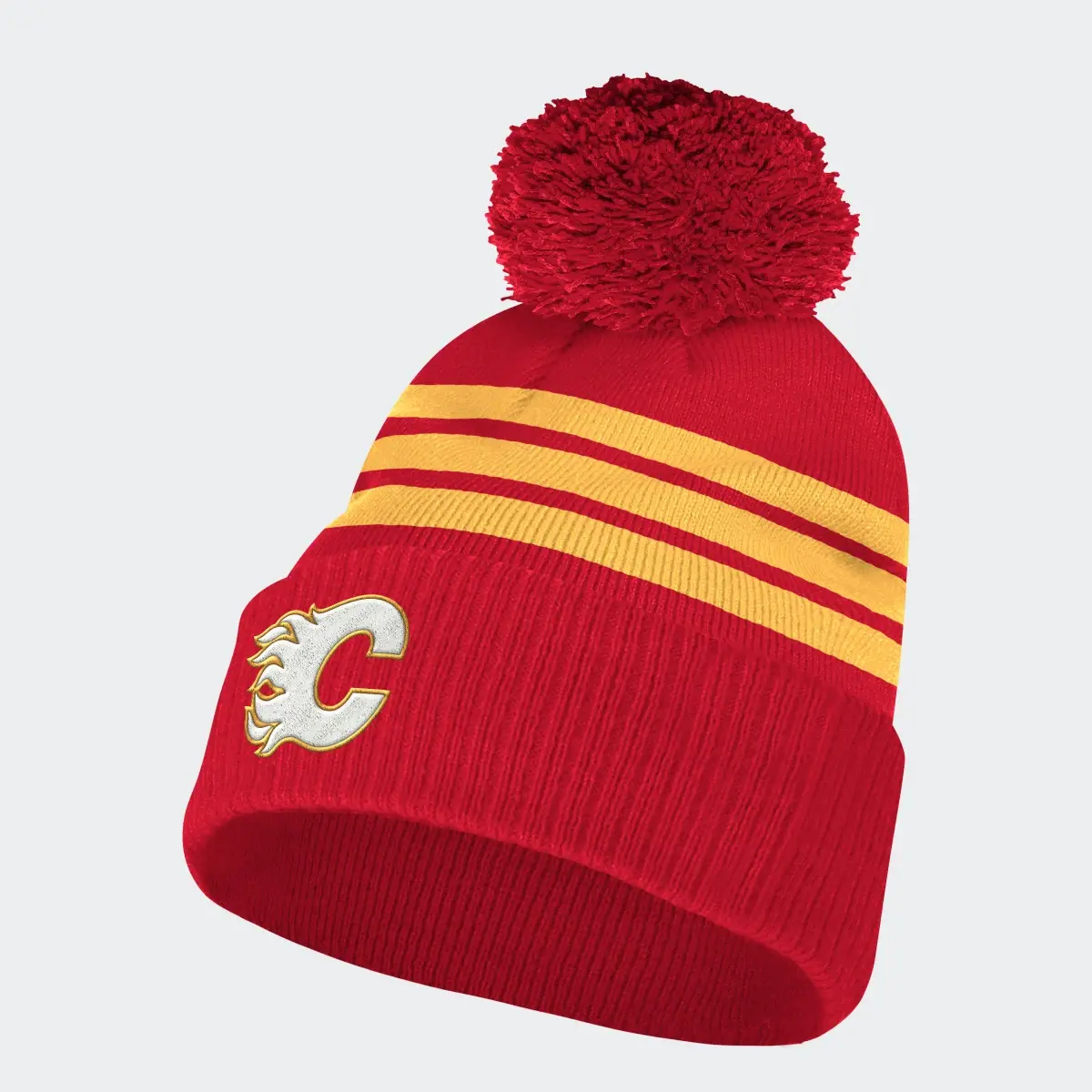 Adidas Flames Cuffed Pom Beanie. 1