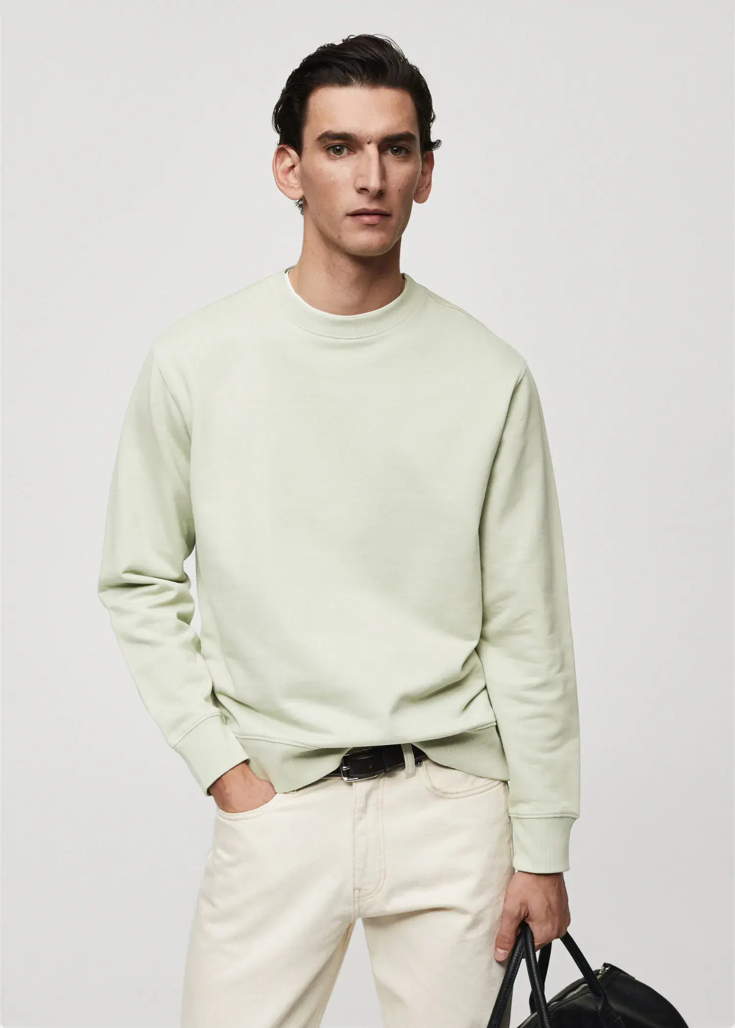 Mango Basic-Sweatshirt mit 100 % Baumwolle. 2