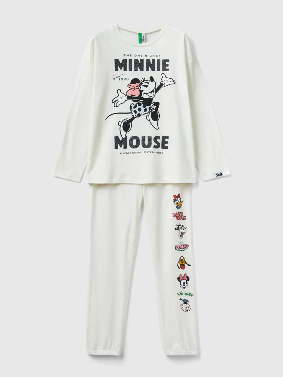 Benetton minnie pyjamas in cotton blend. 1