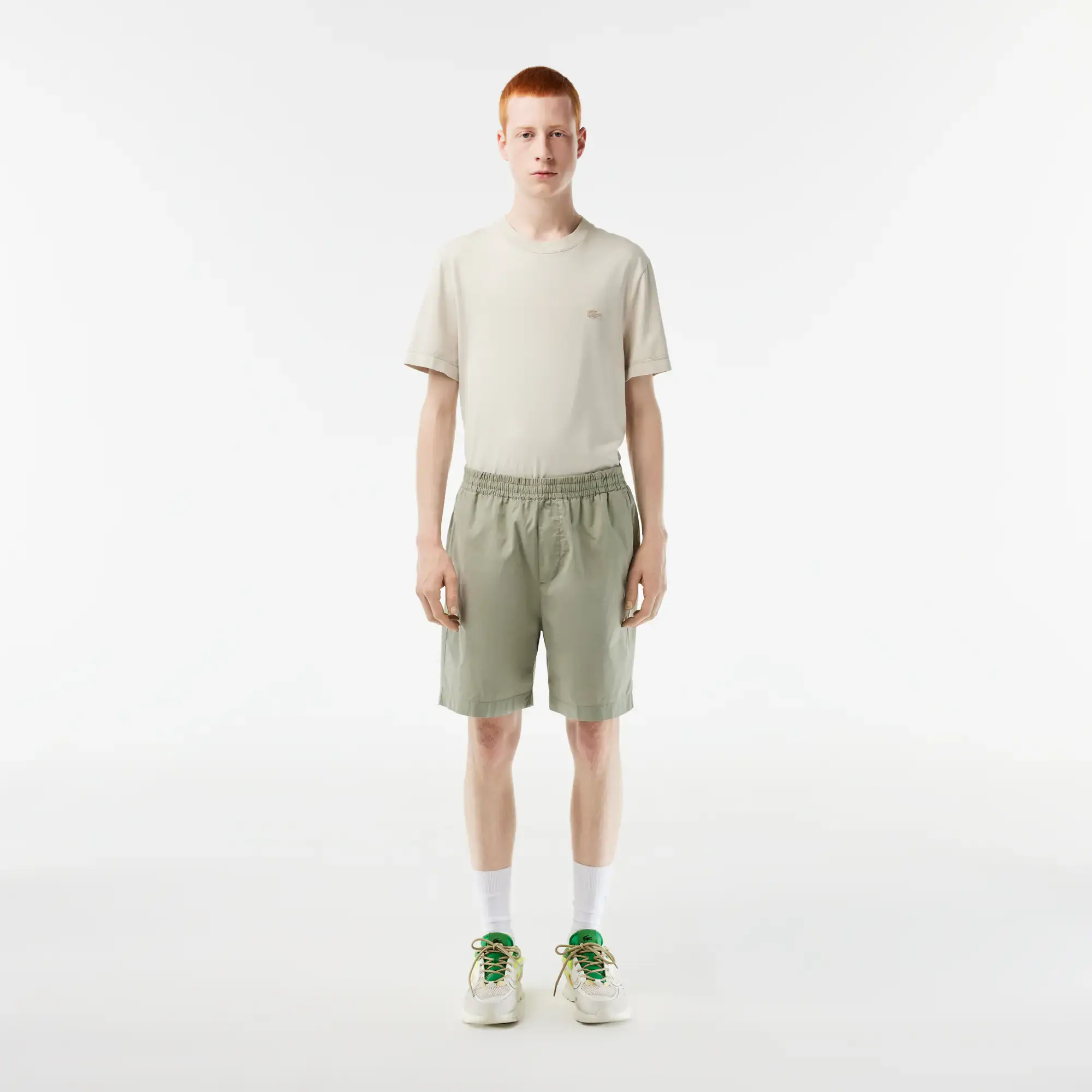 Lacoste Men’s Lacoste Organic Cotton Shorts. 1