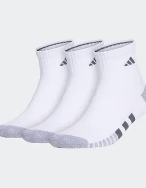 Cushioned Quarter Socks 3 Pairs