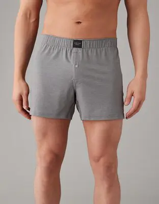 American Eagle O Slim Knit Ultra Soft Boxer Short. 1