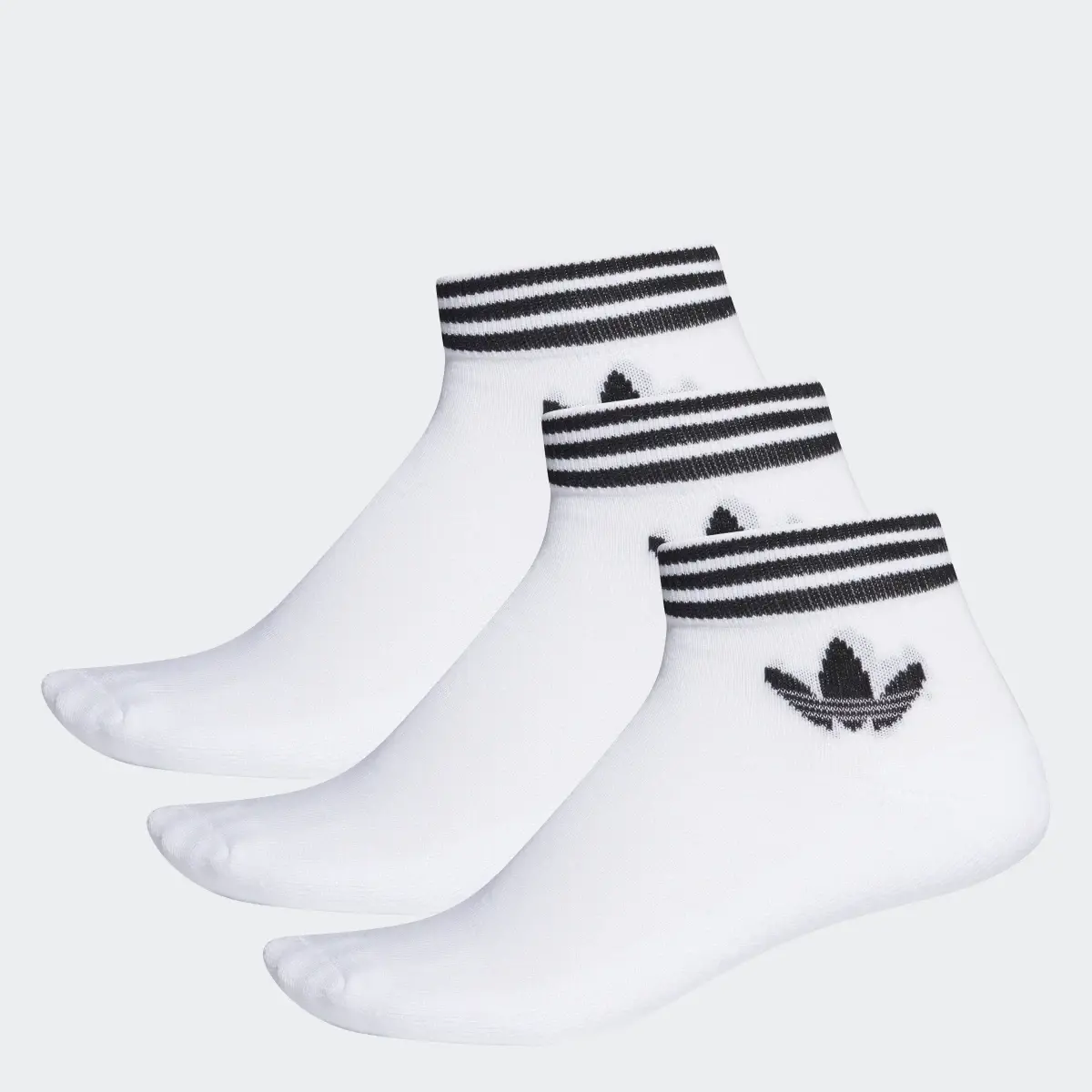 Adidas Island Club Trefoil Ankle Socks 3 Pairs. 1